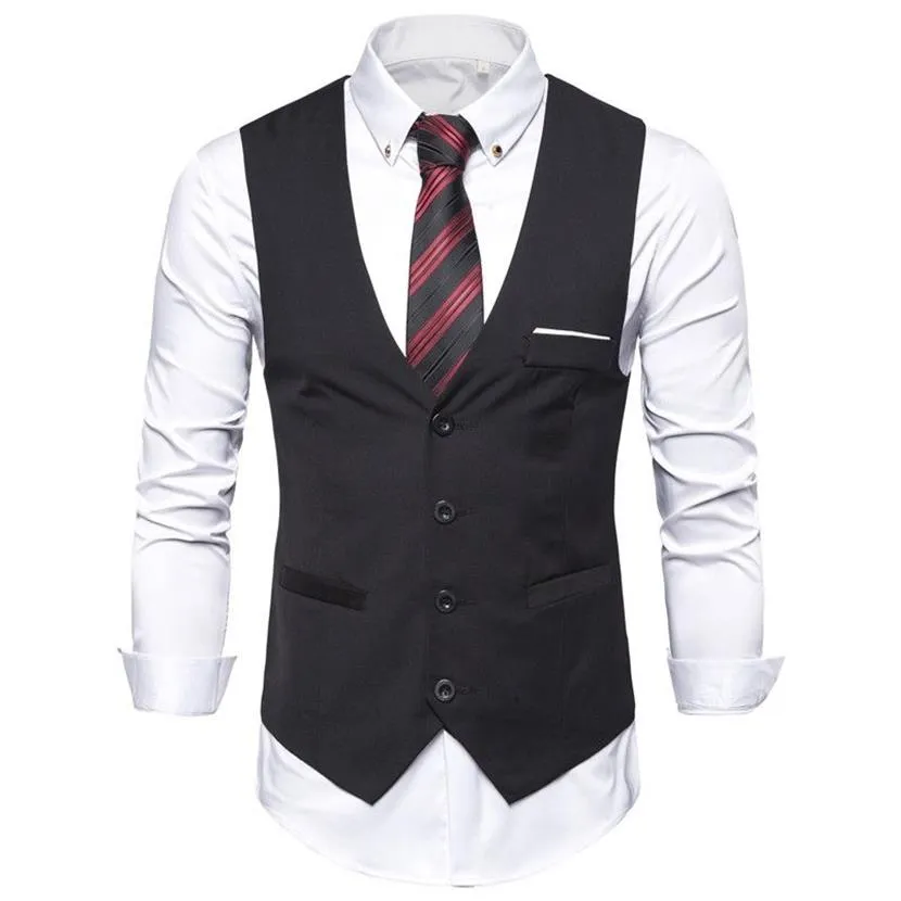 6xl tamanho grande mass preto azul vermelho colete de colistão para homens sem mangas blazer comercial traje casual coletes formal chaleco hombre 2315n