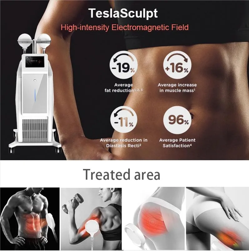 Prezzo di fabbrica TeslaSculpt 4 gestisce il dispositivo elettromagnetico per il contorno del corpo per la tonificazione muscolare con CE