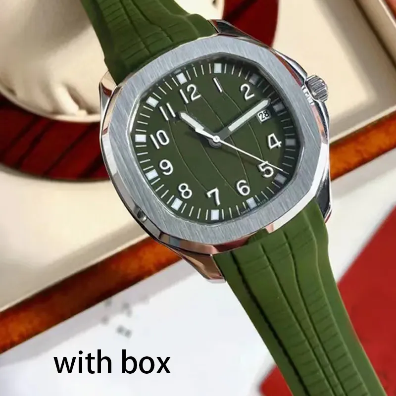 Relógio Mens Relógios Designer movimento automático impermeável safira noctilucente 904L papagaio
