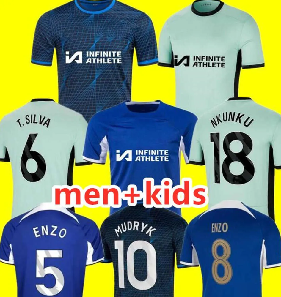 Jerseys De Fútbol NUEVO 2023 2024 Nkunku Jackson CFC Enzo Fernández