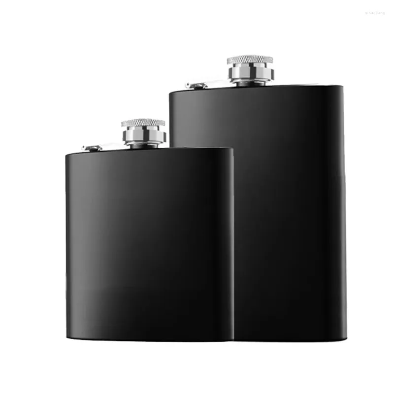 Questões de quadril 6/8oz aço inoxidável Flask Pocket Alcool Whisky Jug Wine Bottle Portable Outdoor