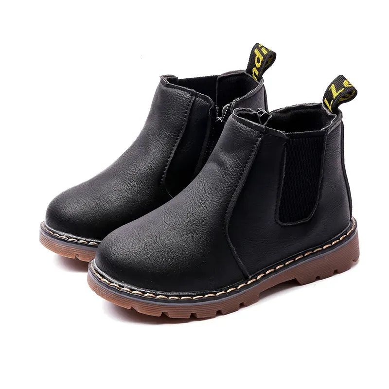 Boots Retro Children's Riding Boots Spring Autumn Boots Boots Fashion Kids Girls Nasual Top Boys Boy Baby Leather Boots 231016