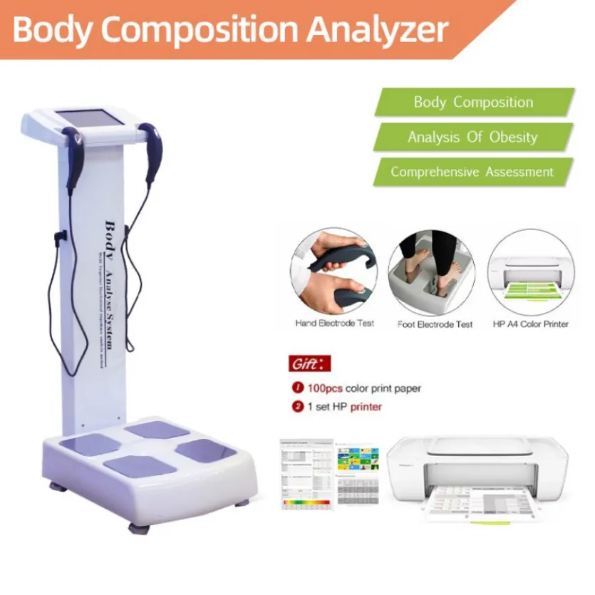 Maszyna wyposażenia kosmetyków BMI Maszyna pomiaru masy ciała do analizatora tłuszczu BIA Salon Salon Spa Użycie domu 456