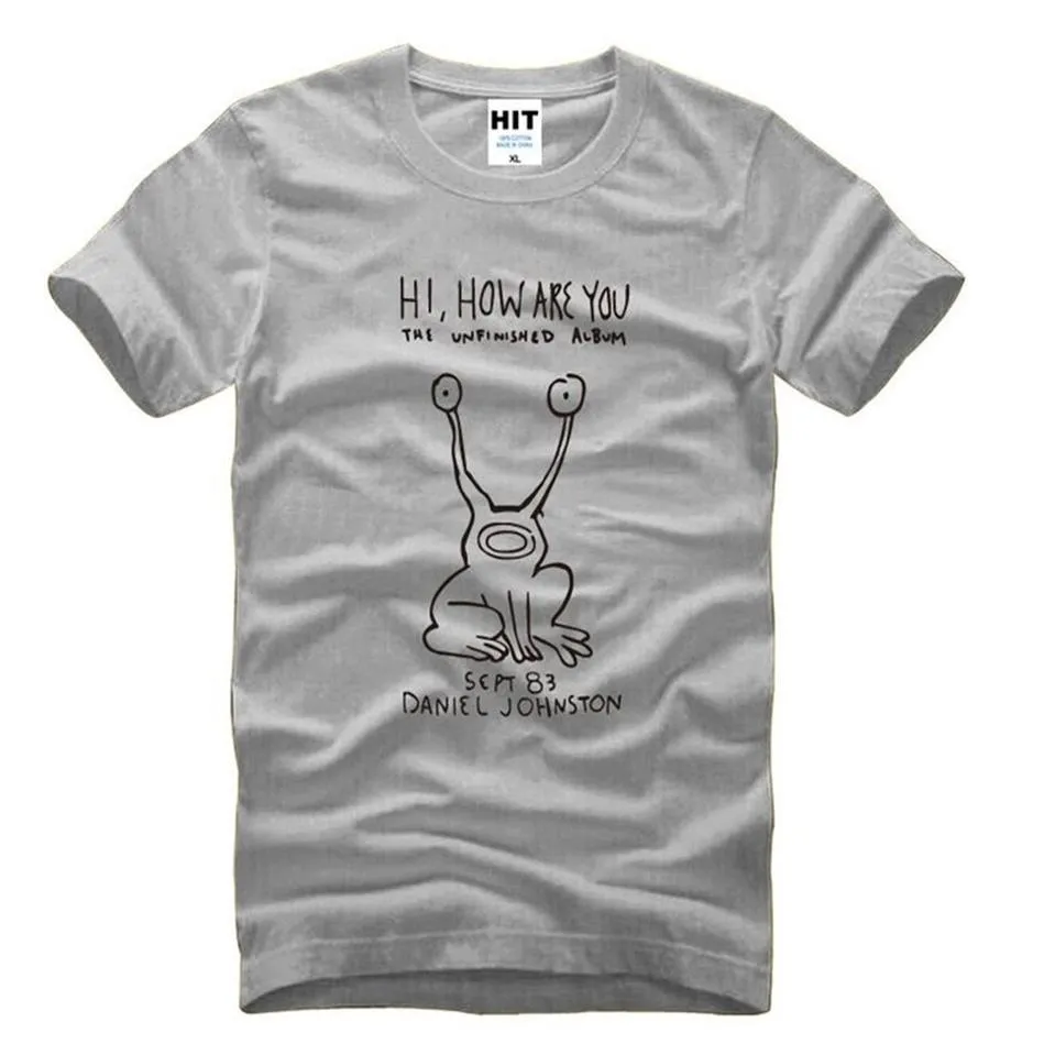 T-shirts pour hommes T-shirt Rock Roll Salut Comment vas-tu Lettre Imprimer Tshirt Coton O Cou T-Shirt214P