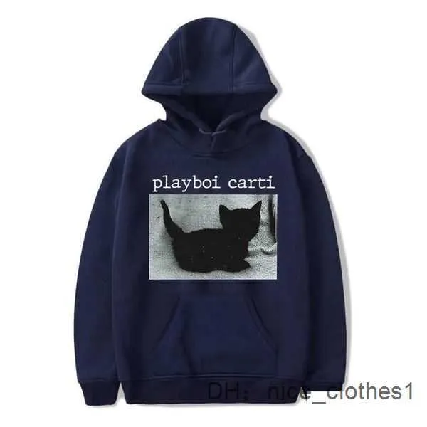 Sweatshirts herrtröjor tröjor tröjor playboi carti hoodie unisex casual mode tröja hoody0379 droppleveranskläder