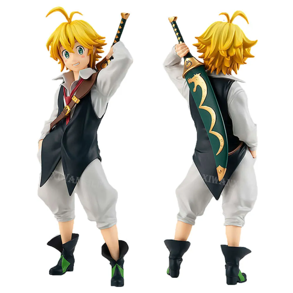 Finger Toys 15cm De sju dödliga synderna Meliodas Anime Figure Pop Up Parade Dragon's Judgment Action Figur Vuxen Collectible Model Doll Toy