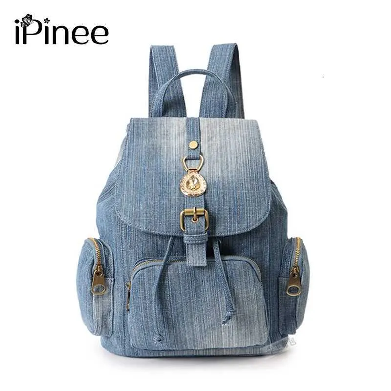 Scuola Ipinee Travel Fashion Denim Diamond per decorare BASSO BASSAGGIO DONNA GIRL COLLEGE LAPPOP