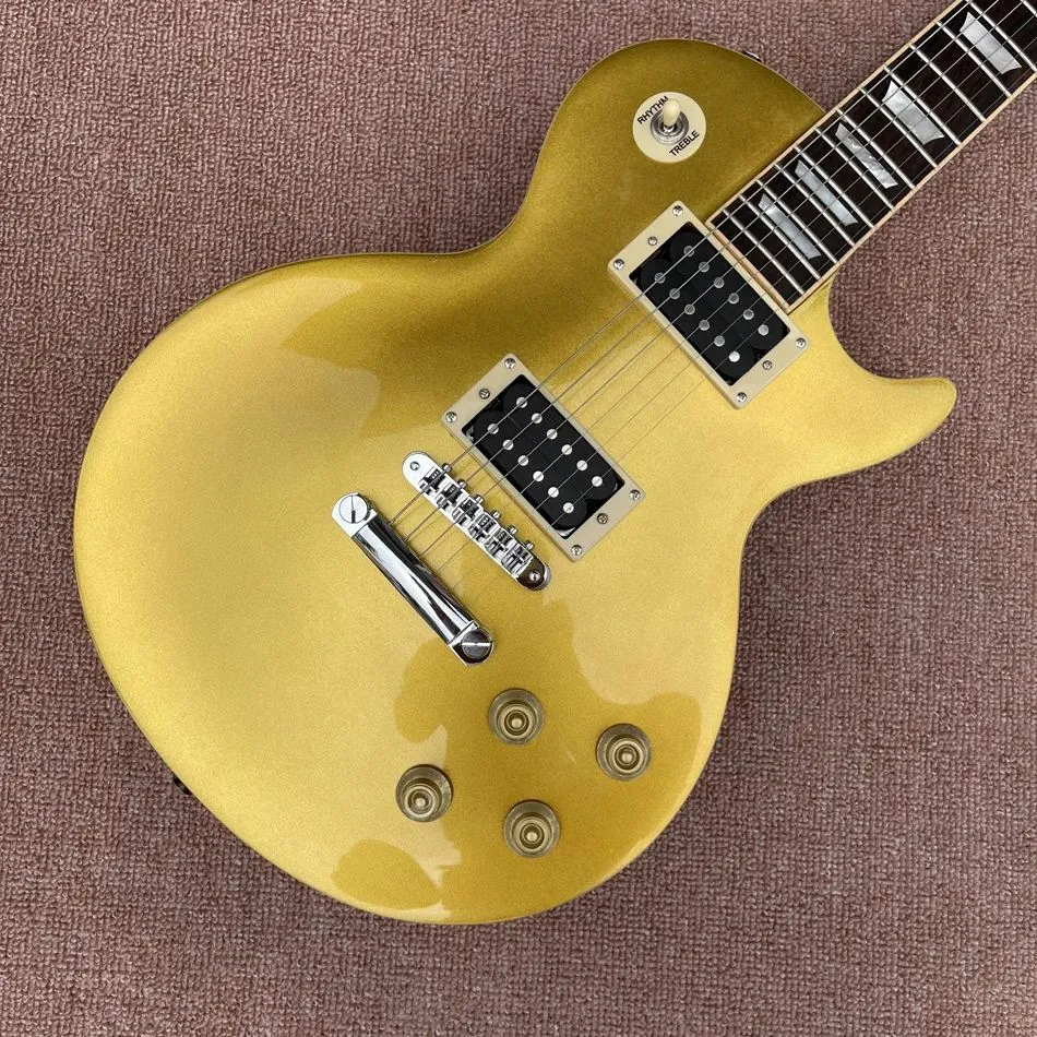 Slash Appetite Electric Guitar Gold Maple Top Zebra Pickups, One Piece Of Body & Neck, Frets Binding, Tune-O-Matic Bridge 00