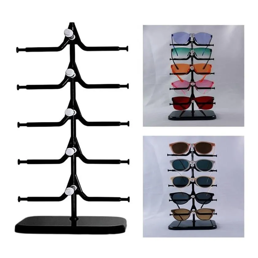 Sieradenzakjes Zakken Zonnebril Lenzenvloeistof Frame Rack Display Teller Standhouder Organizer 5 Layers196W