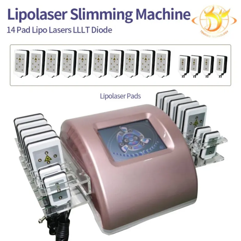 Машина для похудения Домашняя машина Lipolaser 635Nm-650Nm Lipo Fast Slim Machine