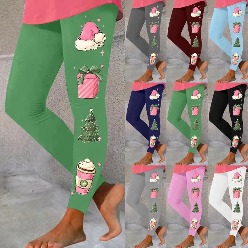 Leggings pour femmes Pantalons Chapeau Coffret cadeau Arbre de Noël Femmes Lou et Co Work From Home Vêtements Femmes