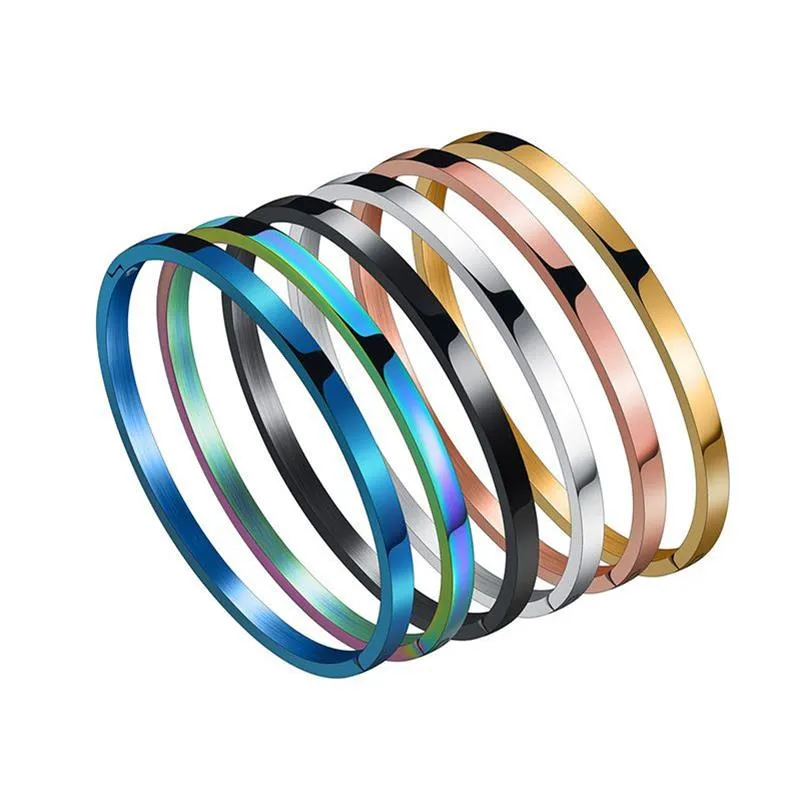 Bracelet à boucle de ceinture pour femmes, modèles européens et américains, bracelet en titane multicolore en option, Whole326P