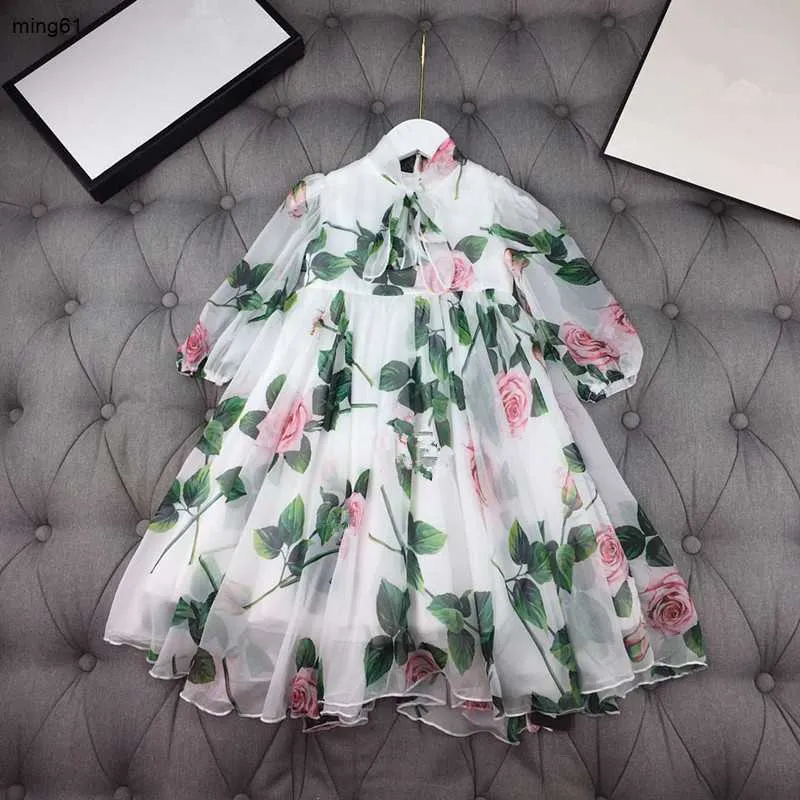 brand designer girl Dress Girls Dresses baby Clothing Summer spring autumn Kids Lace Princess Party Dress children dress