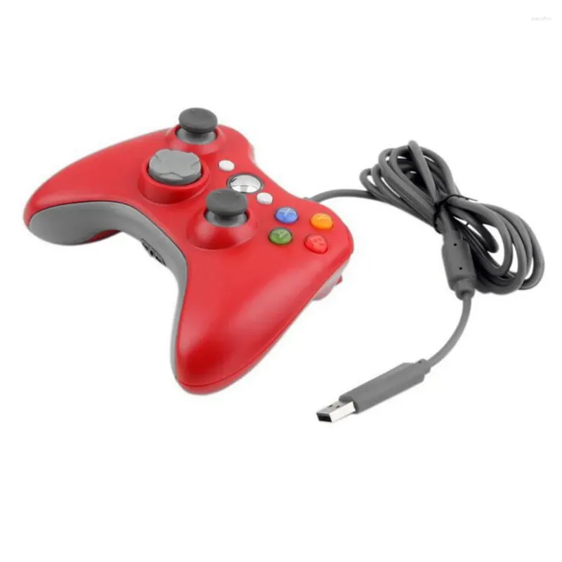 Gamecontrollers Console Controller met Dual-Vibration Turbo Wired 7.2FT USB-kabel voor Xbox 360/Windows 10/8.1/8/7