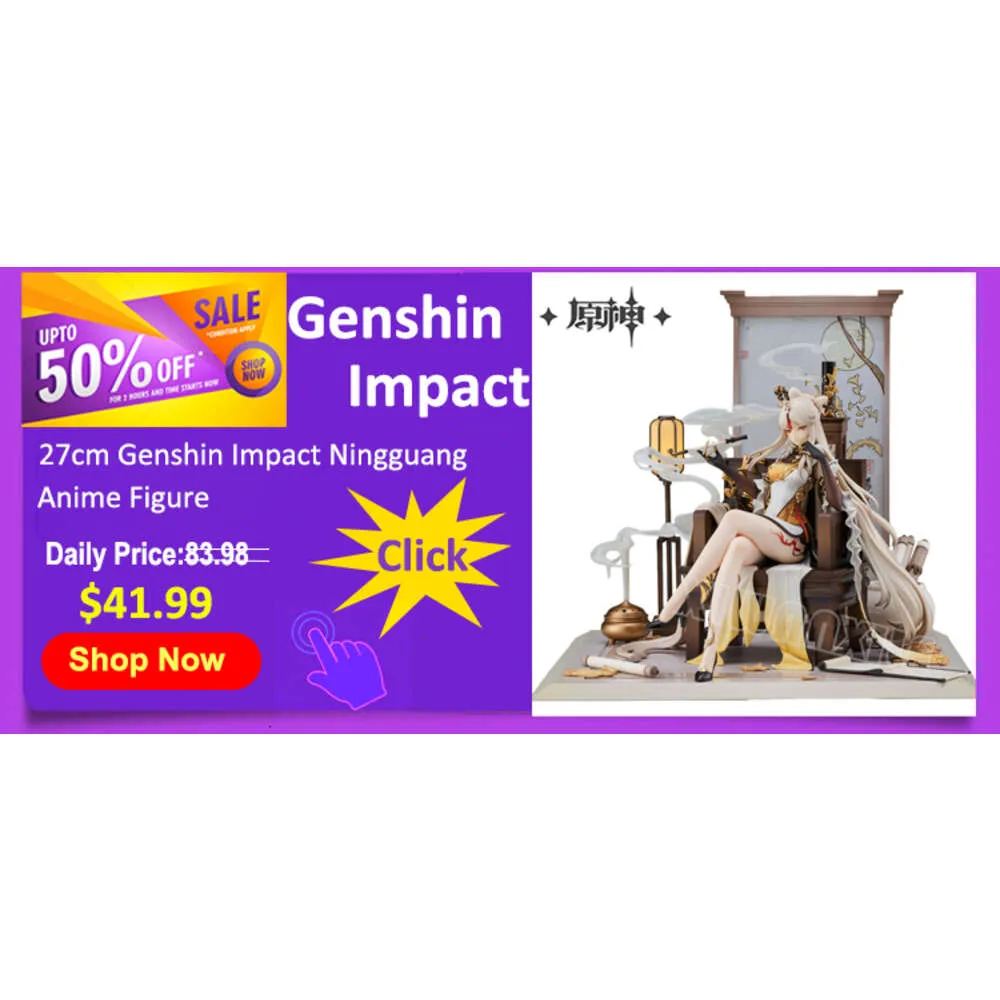Finger Toys Genshin Impact Yae Miko Fox Action Figure... From Allseasonsyy,  $63.52