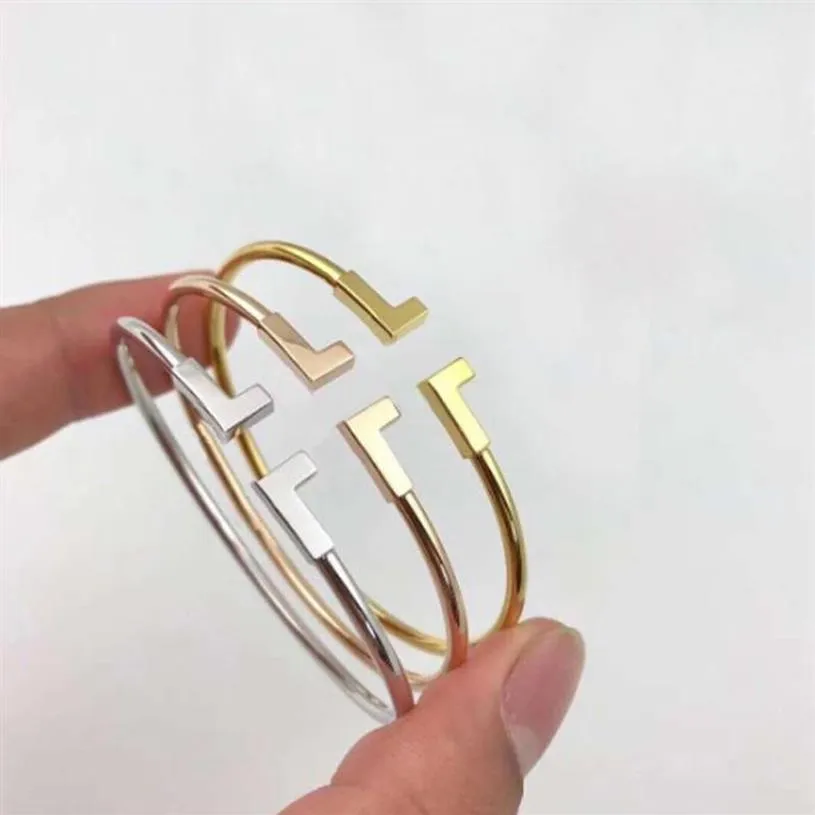 Pulseras de amor de oro de moda para hombres, brazalete con dijes, pulsera braccialetto para hombres y mujeres, amantes de la boda, regalo, tenis de diamantes je233b