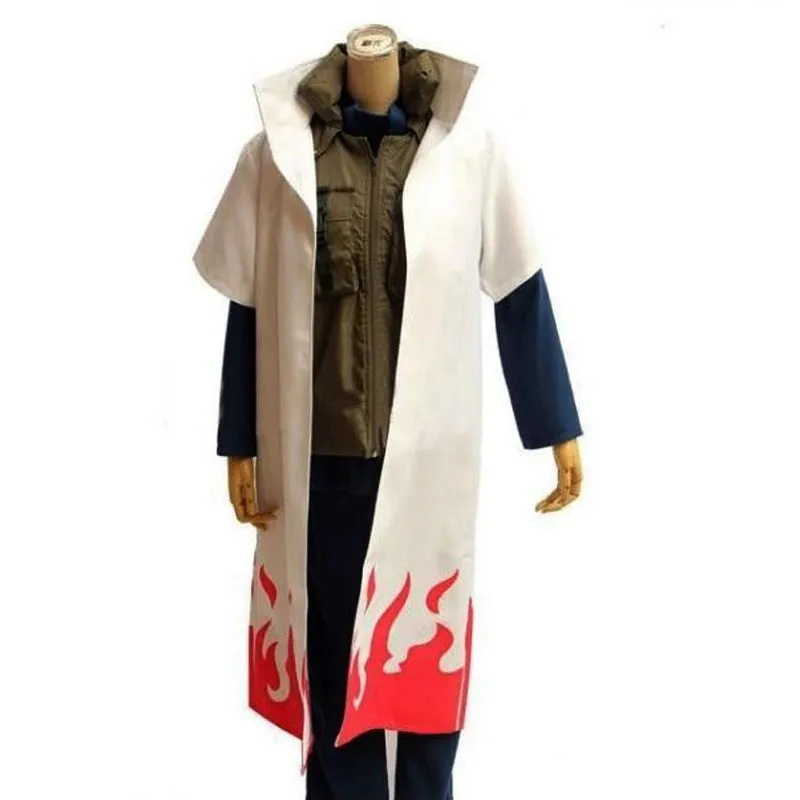 Compre Namikaze minato cosplay de trajes de desenhos animados 4th hokage  manto uzumaki capa dos desenhos animados cosplay traje roupa