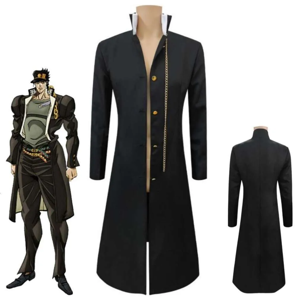 Jojo Bizarre Adventure Crusaders Kujo Jotaro Cosplay Costume For