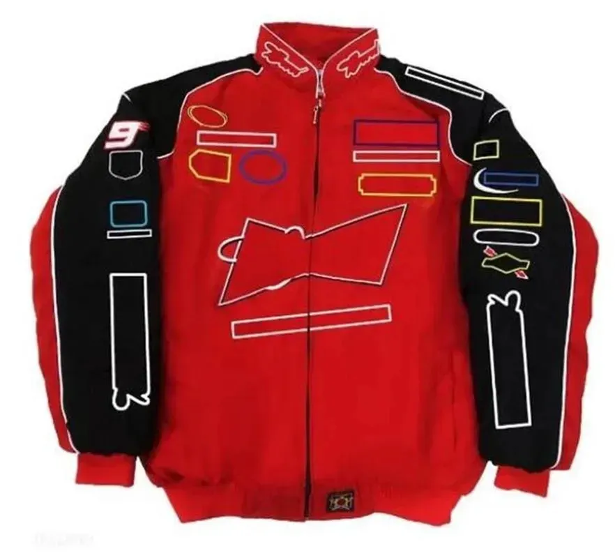 Hommes mélanges veste de course rétro américaine Petronas Scuderia Team Champion costume Locomotive vêtements de fête Plus coton brodé 231016