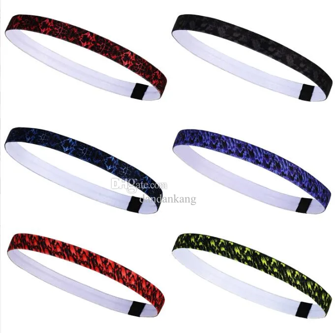 Fashion Thin Headbands for Men Women Sweat Bands Headbands Non Slip Thin Lightweight Breathable Durable Hairband hair acessaries Outdoor Sports sweatband