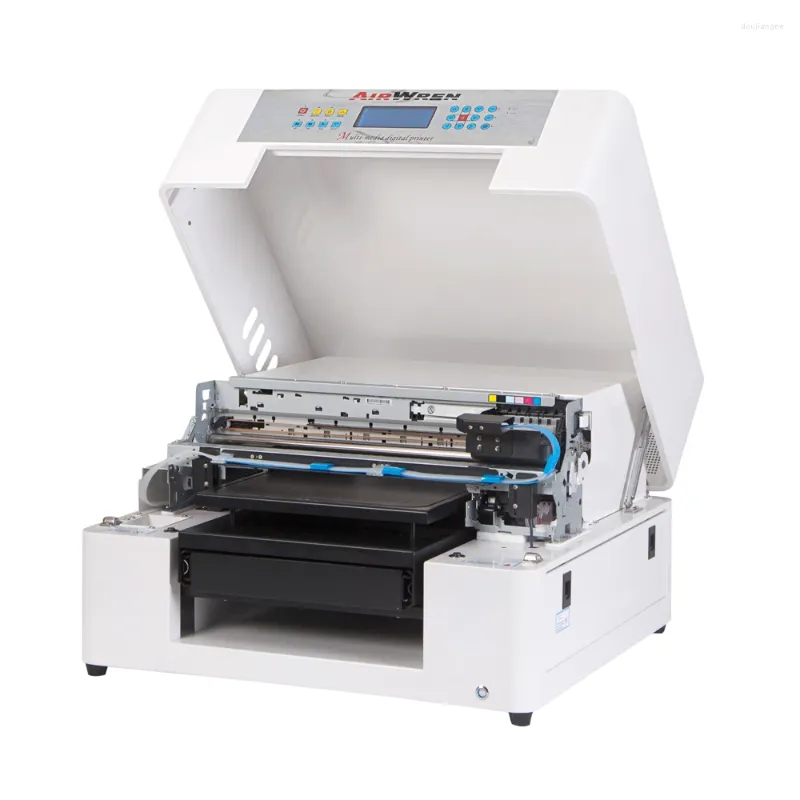 Полностью автоматическая печатная машина для футболок размера А3 Многофункциональный планшетный DTG Принтер для одежды