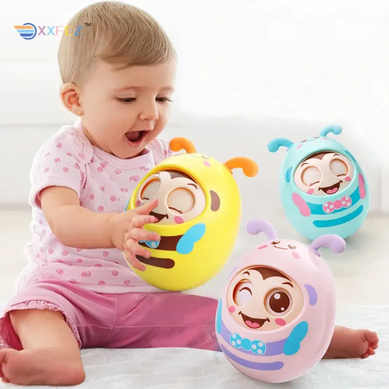 Móviles # Baby Rattle Mobile Doll Bell Blink Eyes Mordedor Juguete Diversión para nacidos Regalo Bebé 0-12 meses Juguetes Bebés Juguetes interactivos para niños 231016