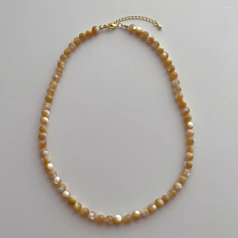 Collier ras du cou romantique en perles de coquillage, bijoux de mode coréenne exquis, accessoires tendance pour femmes, colliers à breloques délicates