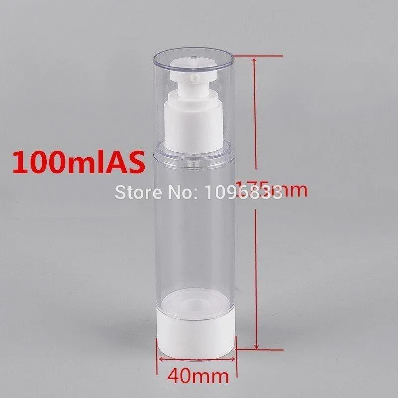 100mlのエアレス化粧品エッセンスボトル、ローションポンプボトル100ml、プラスチックパッキング25個/ロットKQBCT OHONC