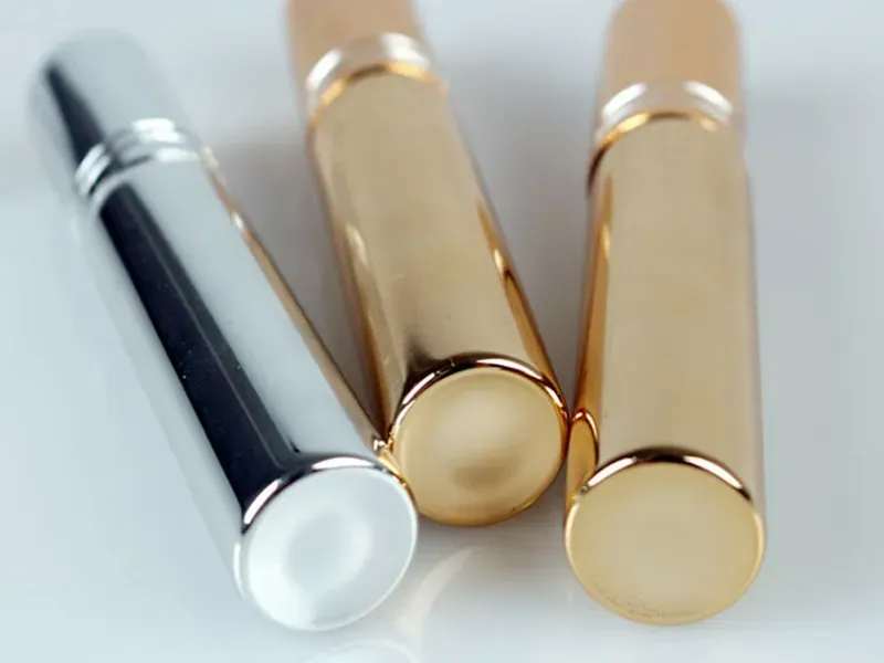 Fast shipping 10ml Metal Roller Bottle For  Oils UV Roll-on Glass Bottles 