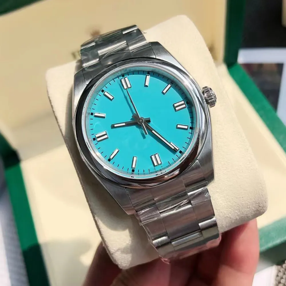 럭셔리 남성 디자이너 빈티지 시계 여성 41mm 자동 달 웨이치 운동 시계 여성 남자 손목 시계 Montre de Luxe