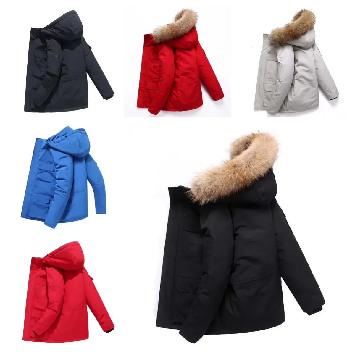 2024 MĘŻCZYZNA PARKAS PARKAS PARA PARTA Women Designer Style w dół kurtka zimowa z kapturem Keep Waterproof Fuffer Kurtka Homme Outdoor Grusten Coatbfru