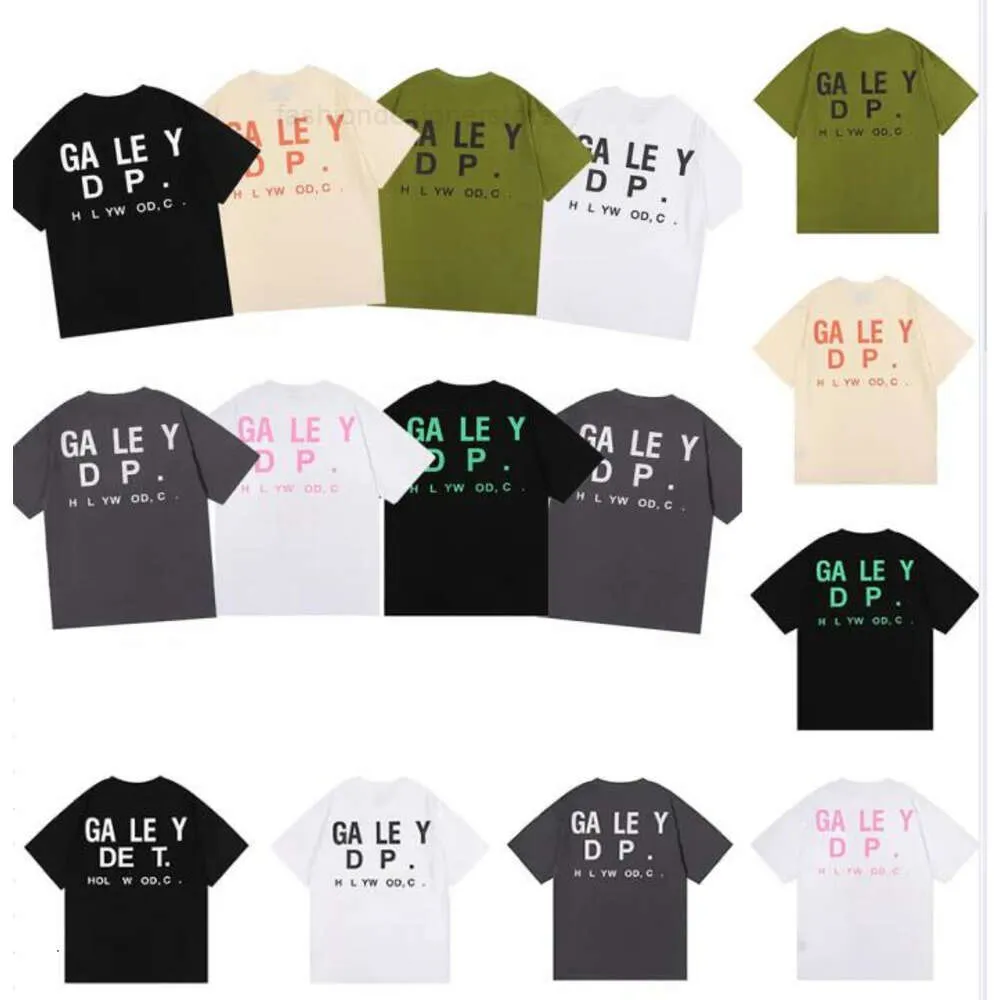 Herren-T-Shirts, T-Shirts im neuen Stil, Galerien, Depts, Designer, Sommer, Gallary-Shirt, Alphabet-Druck, Stern, gleicher Rundhals-Kurzarm-T-Shirt für Männer und Frauen GSML