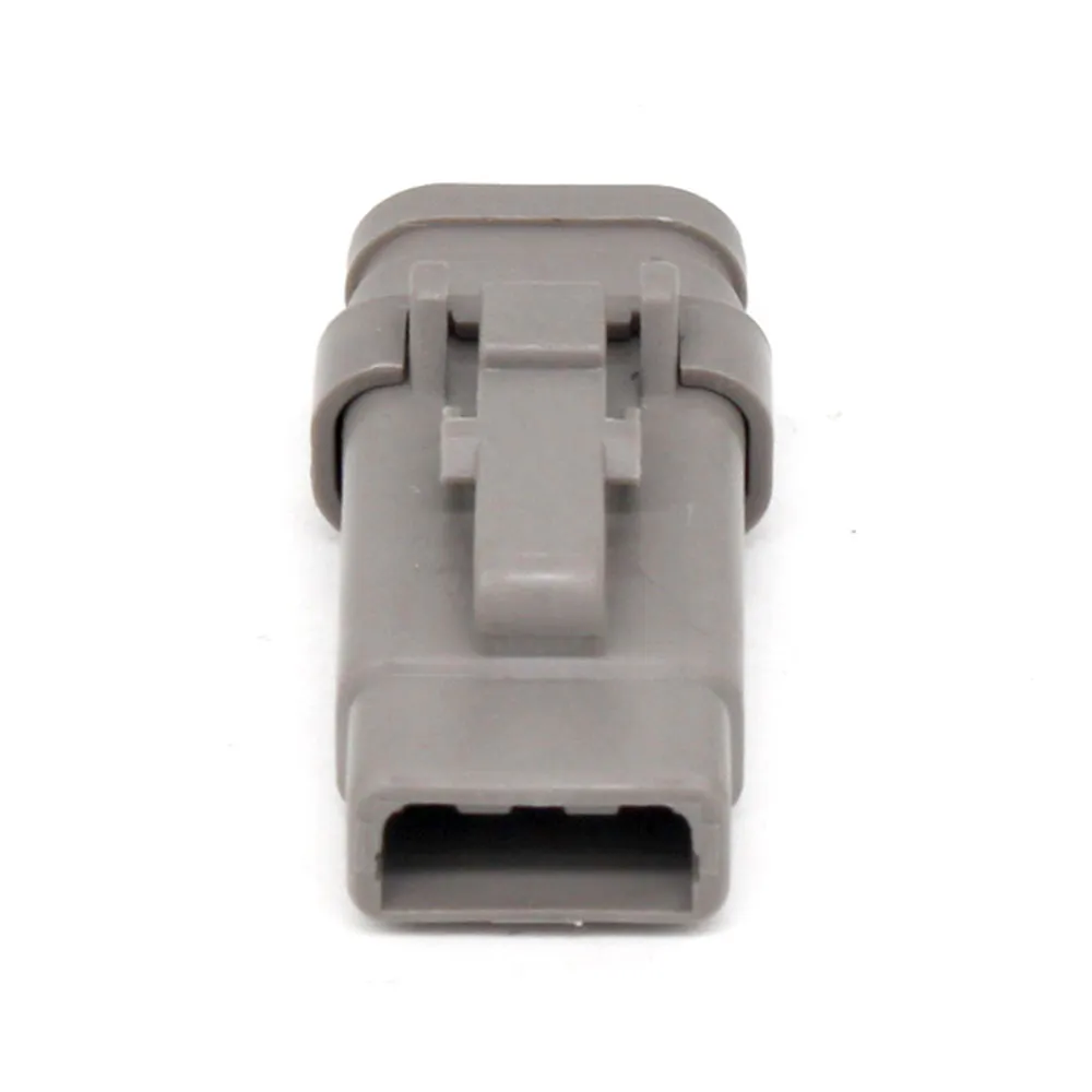 DTM06-3S-E007 Deutsch DTM Series 3 Pin Female Connector With Shrink Boot Adapter For Truck