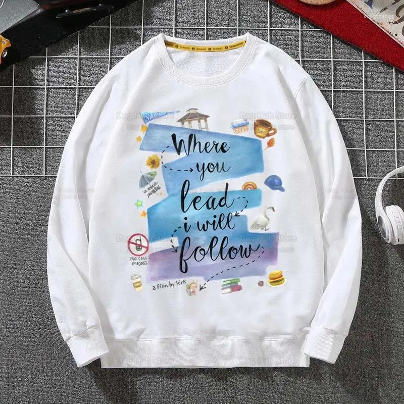 Felpe con cappuccio da uomo Gilmore Girls Felpe di Luke Harajuku Loose Streetwear Top Autunno Primavera O Collo Pullover Felpa con cappuccio da uomo