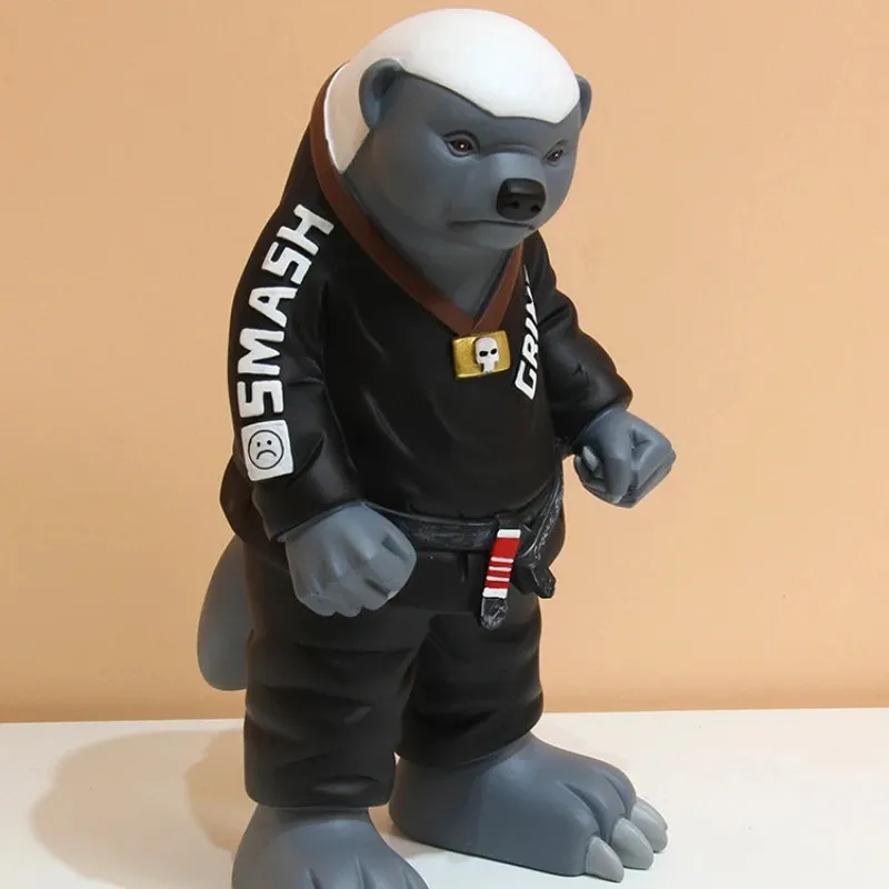 Creative Honey Badger Statue - Personalized Art Doll, Modern Home
