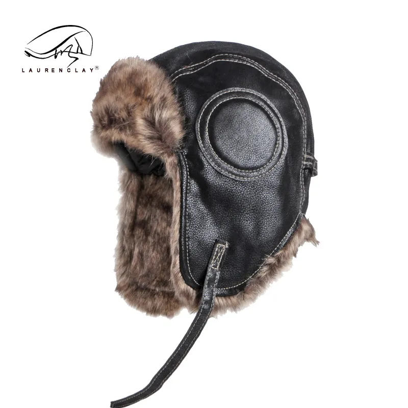 Berretti invernali Trooper Trapper Hat con paraorecchie antivento termico uomo donna