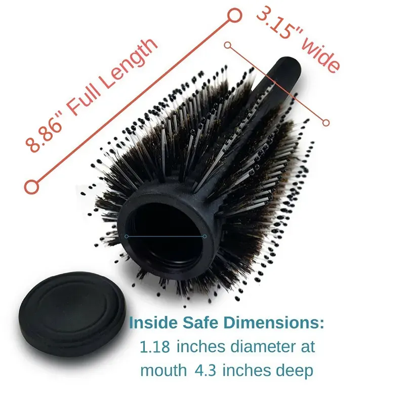 Hair Brush Comb Hollow Container Box Portable Stash Safe Diversion Secret Security Hairbrush Hidden Valuables Home Storage Boxes