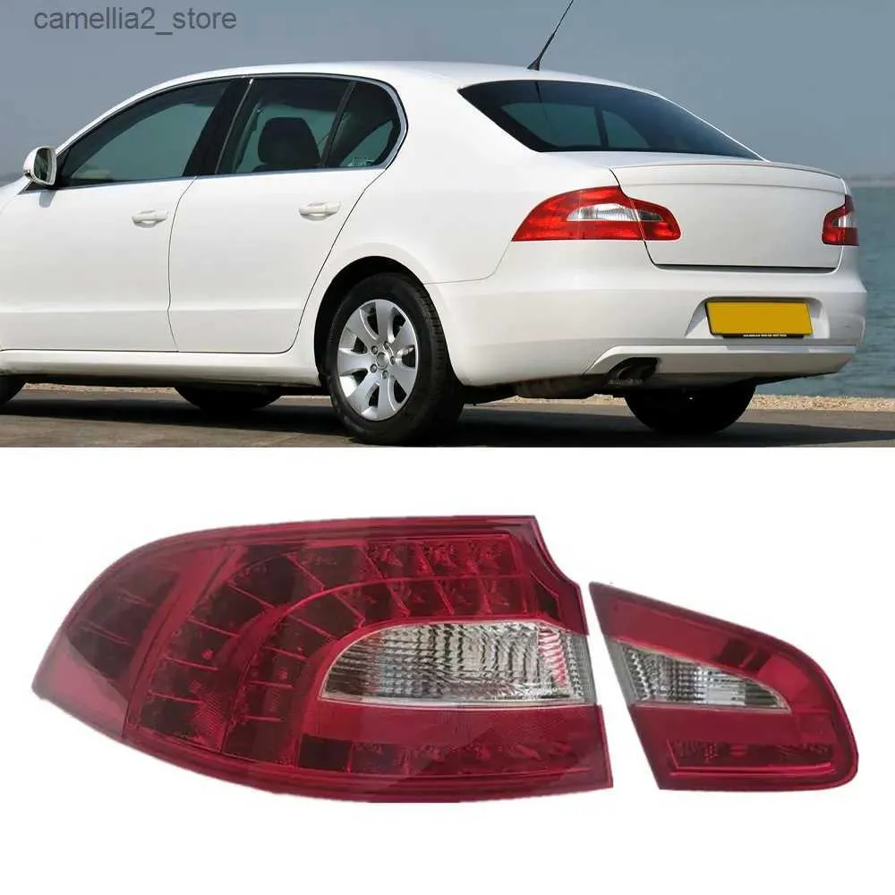 Auto Rückleuchten Auto LED Hinten Rückleuchten Bremslicht Bremsleuchte Für Skoda Superb MK2 2008 2009 2010 2011 2012 2013 auto Styling Q231017