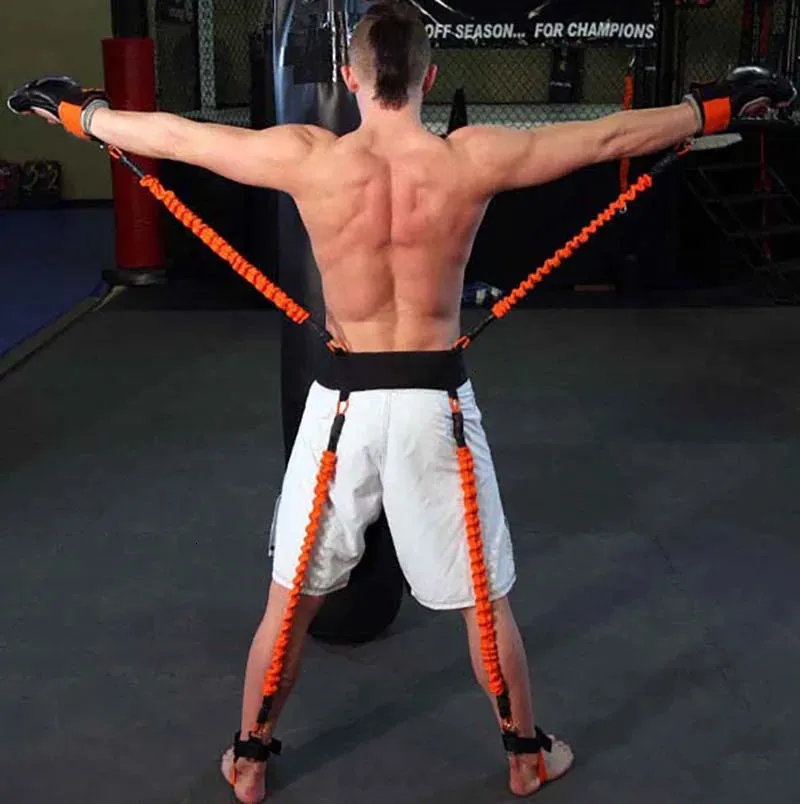 Oporności oporowe Taekwondo Crossfit Jump Boks Sprzęt nogi moc fizyczna siła siła wybuchowa Agility Pas treningowy 231016
