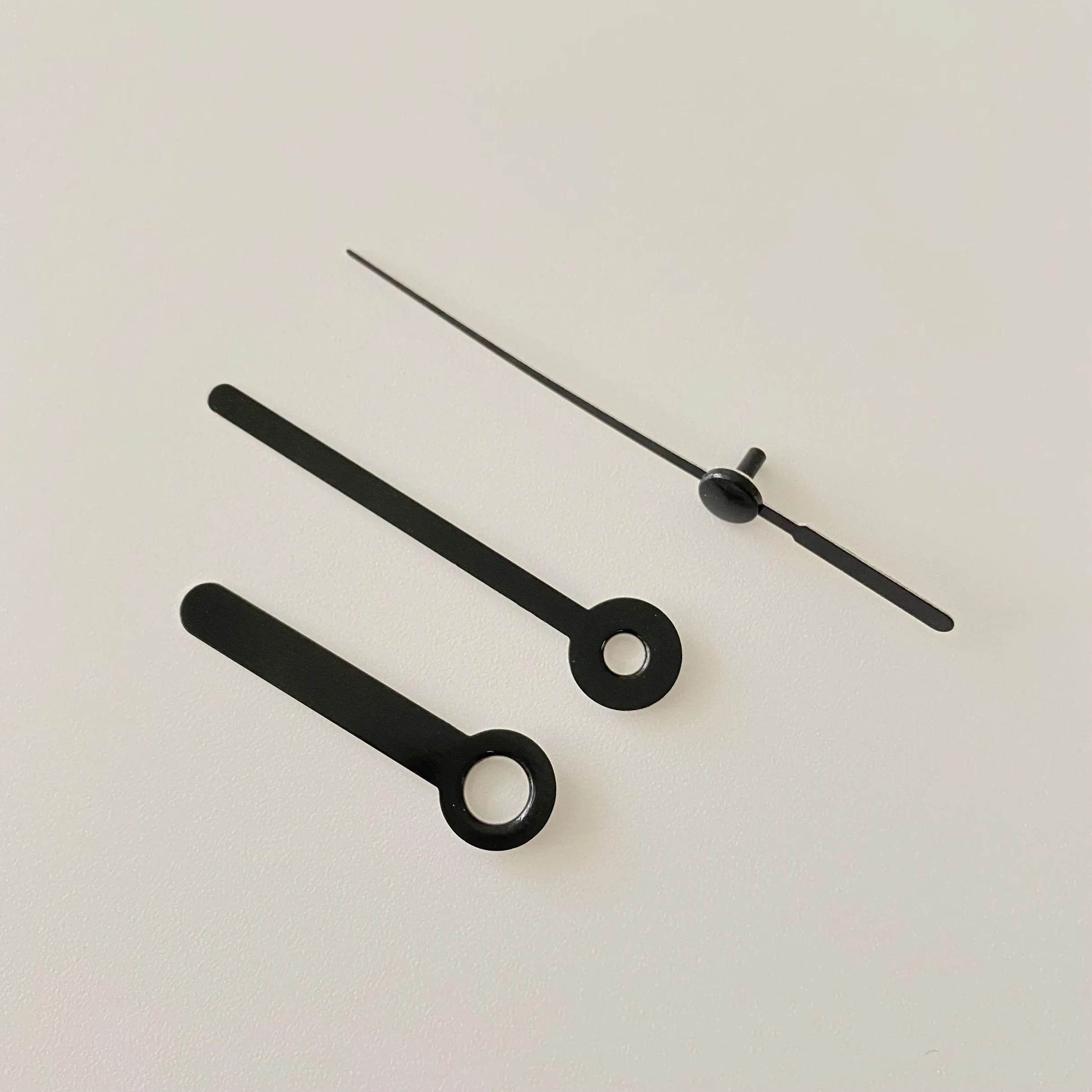 DIY Clock Hands Set - Black Short Needles for Wall Clocks, Miniature ...