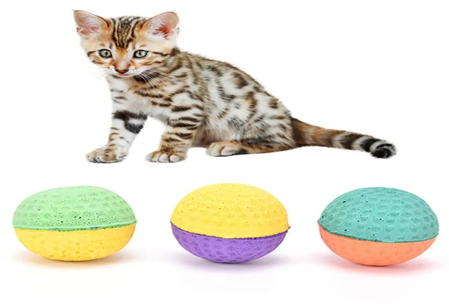 38см разноцветные шарики из ЭВА для кошек из мягкой пены, игровые шарики для кошек, собак9814527