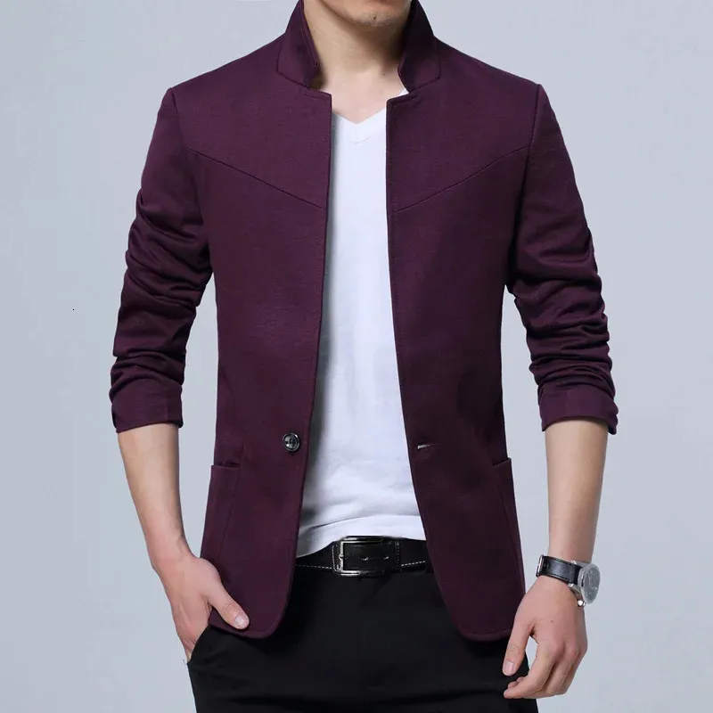 Vestes Pour Hommes WORDKIND Blazer Hommes Vestes Homme Col Montant S Slim Fit Hommes Veste Noire Grande Taille 5XL 231013 23 860 DHgate