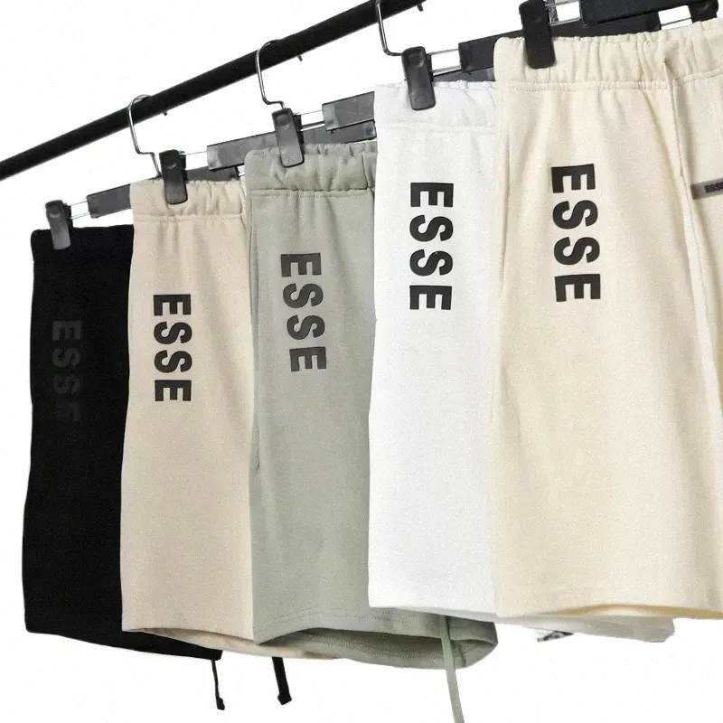 Reflective High Street Shorts Mens Casual Sports Pant Loose Oversize Style Drawstring Short Pants Trend Designer Shorts R3ih#