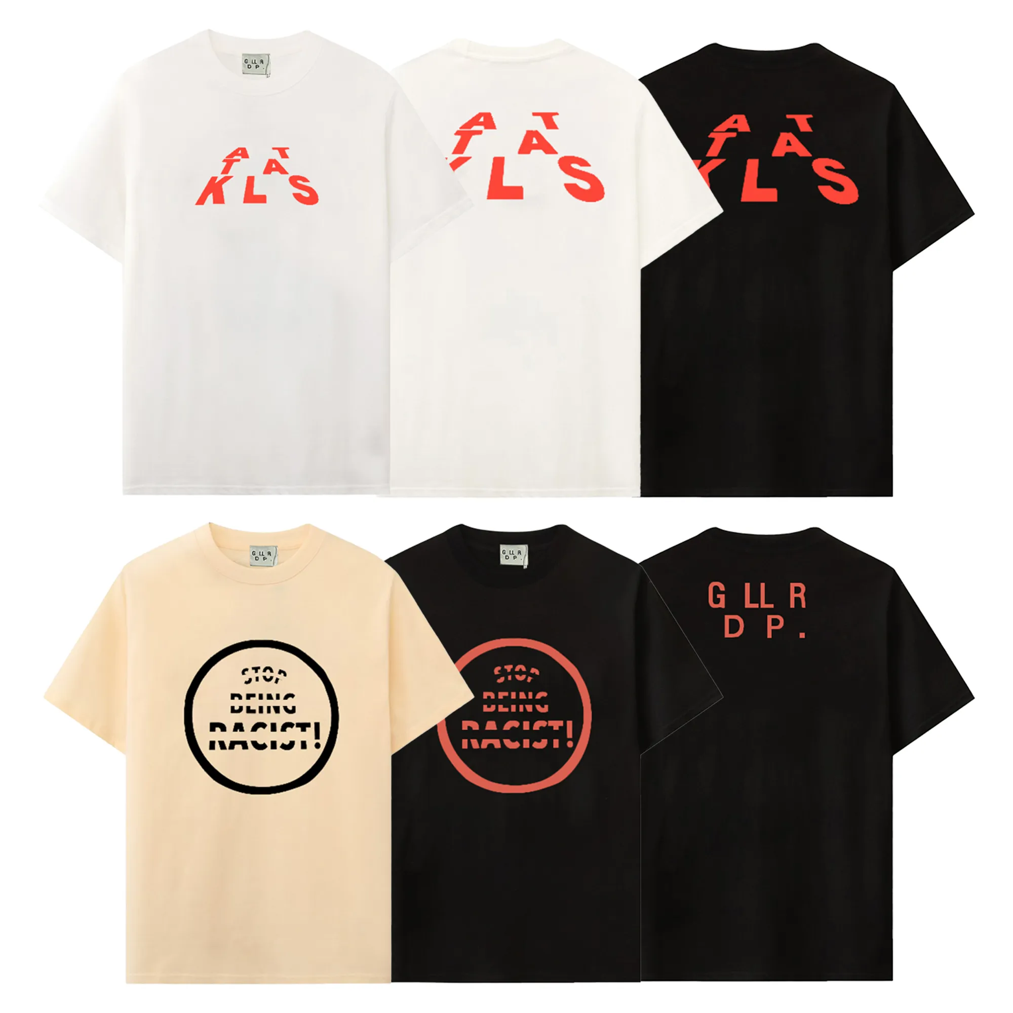 ギャラリーのデザイナーTEES Tシャツ高級ファッションTシャツメンズレディースTEESブランド半袖ヒップホップストリートウェアトップス服D-14サイズXS-XL