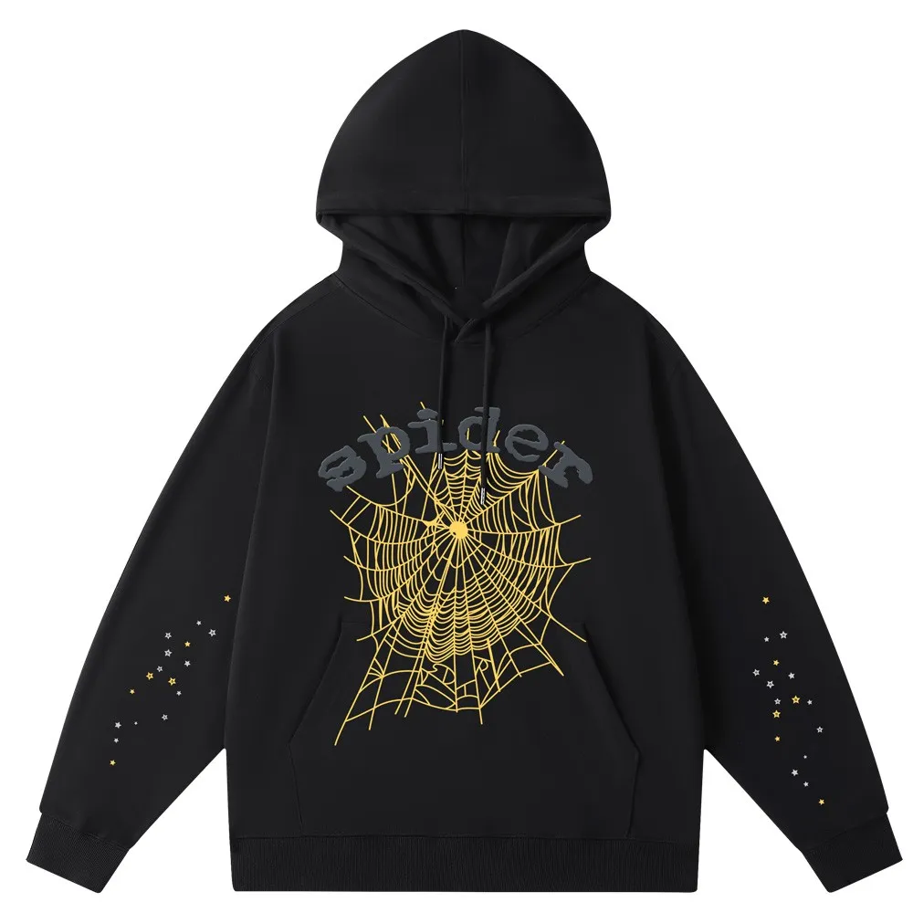 Designer hoodie män svart spindel hoodie höst vinter hoodie pastsnip lyx hög kvalitet tröja streetwear pullover bomullsbokstaven länge ärm stor storlek