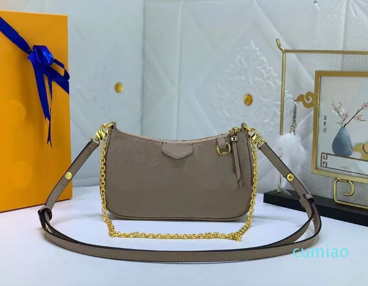 2023 Fashion Mini Bag Chain Crossbody Short Leather Shoulder Strap Simple Pouch Shoulder Strap Luxury Designer Bag