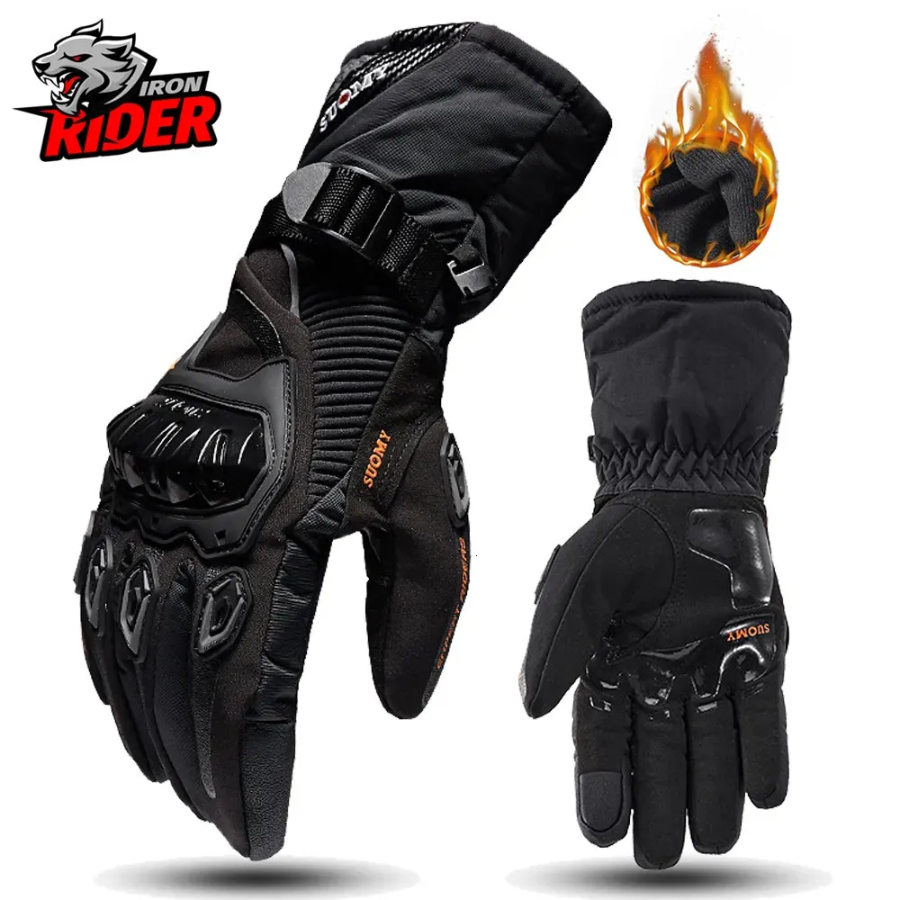 Sports Gloves Motorcycle Windproof Waterproof Guantes Moto Men Motorbike Riding Touch Screen Motocross Winter 231017