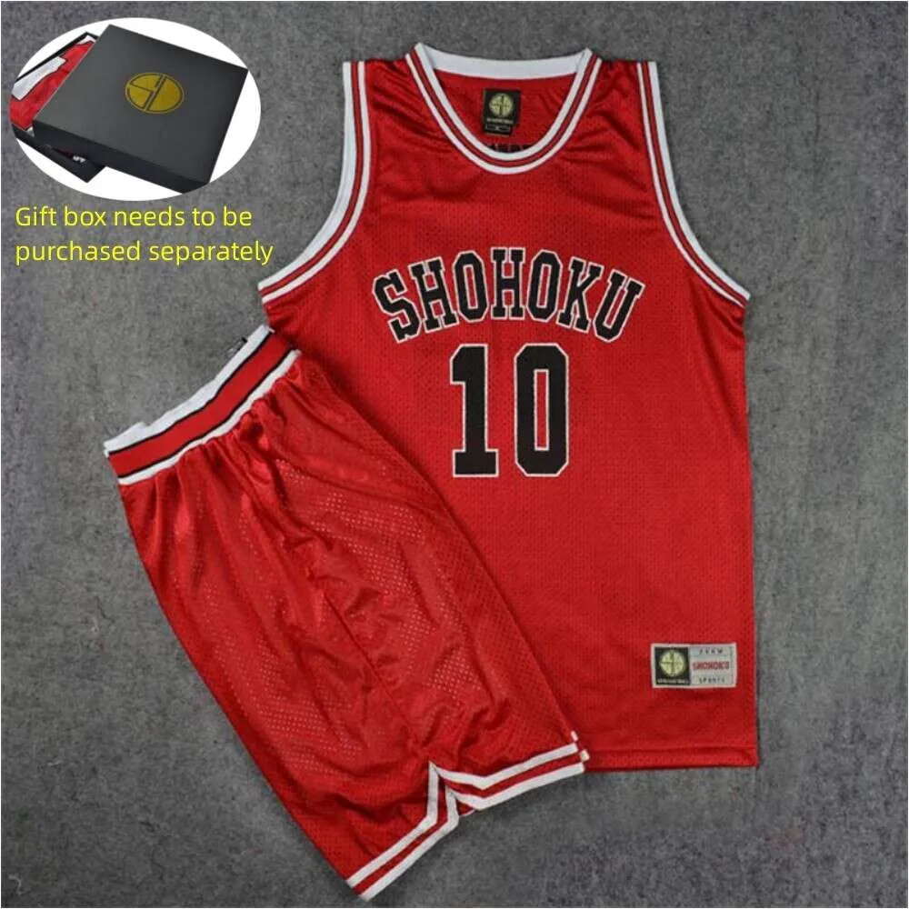 Costume de Cosplay Anime Slam Sakuragi Hanamichi Rukawa Kaede Akagi Haruko, uniforme de basket-ball, Costume de sport