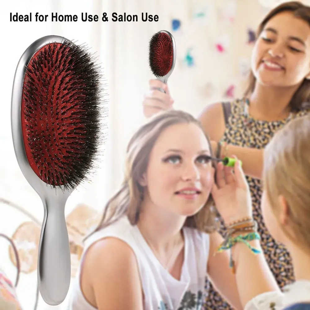 Women Hair Scalp Massage Comb Nylon Anti-static Hairbrush Wet Curly Detangle Hair Brush for Salon Hairdressing Styling Tools