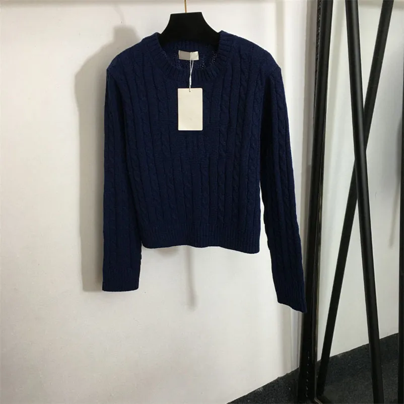 Damen-Designer-Strickpullover mit Häkelmuster, luxuriöse Winterpullover aus weicher, warmer Wollmischung, Pulloveroberteile mit V-Ausschnitt, Damenstrickpulloverkleidung